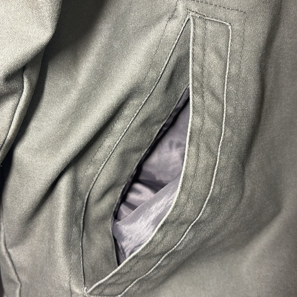 Vintage CODE BLUE Genuine Brand Men’s Khaki Cotton Quilted Work Jacket - Picture 7 of 17